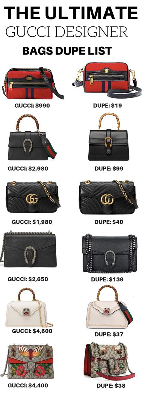 look a like gucci and versace bags|gucci leather bag dupe.